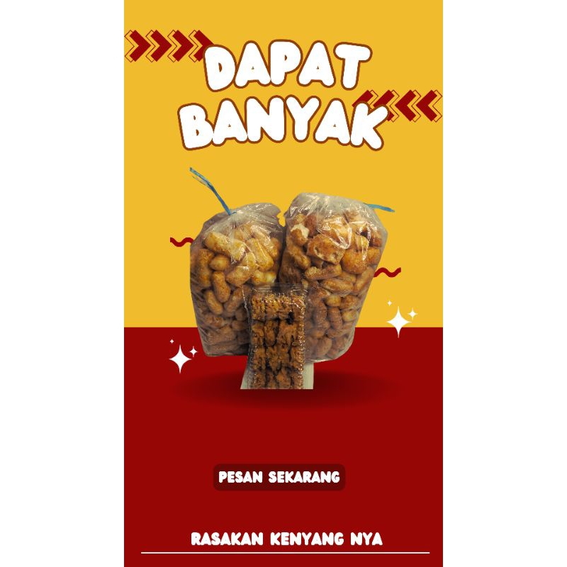 

paket kelontong renyah &wajit gulampo legit/oleh oleh khas Tasikmalaya