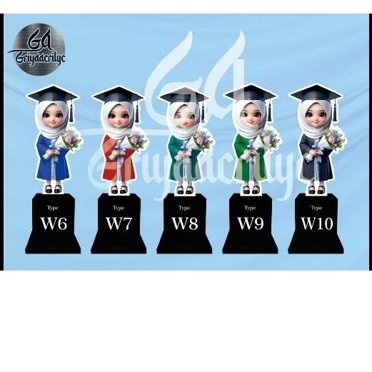 Piala Wisuda / Vandel Wisuda / Piala Graduation /Vandel Akrilik