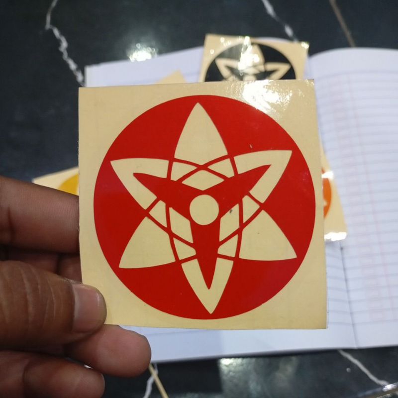 STIKERT CUTTING UNIK KEKINIAN STICKER LOGO VARIASI MOTOR HELM LAMPU DEPAN ANIME NARUTO TER MURAH