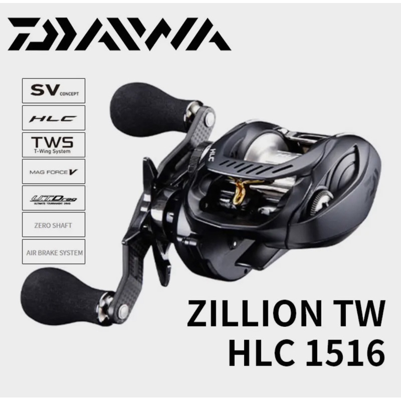 REEL DAIWA ZILLION TW HLC 1514 SHL | 1516SHL | REEL BC BAITCASTING