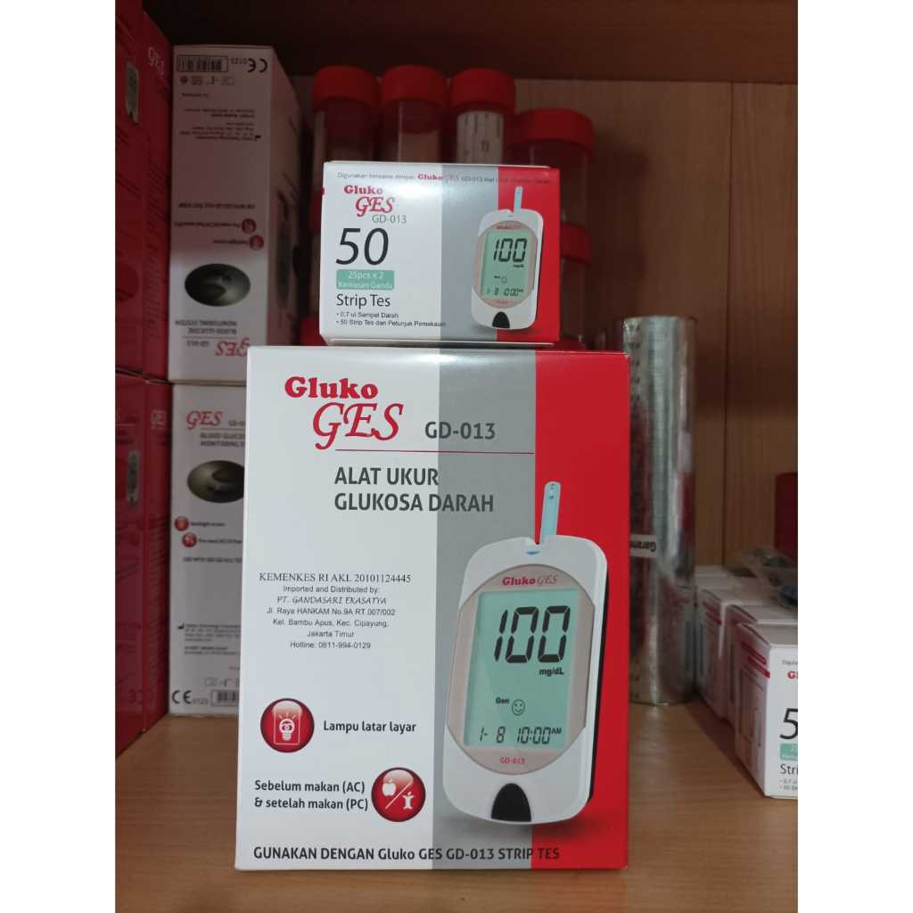PAKET ALAT UKUR GULA DARAH (GES GLUKOMETER)