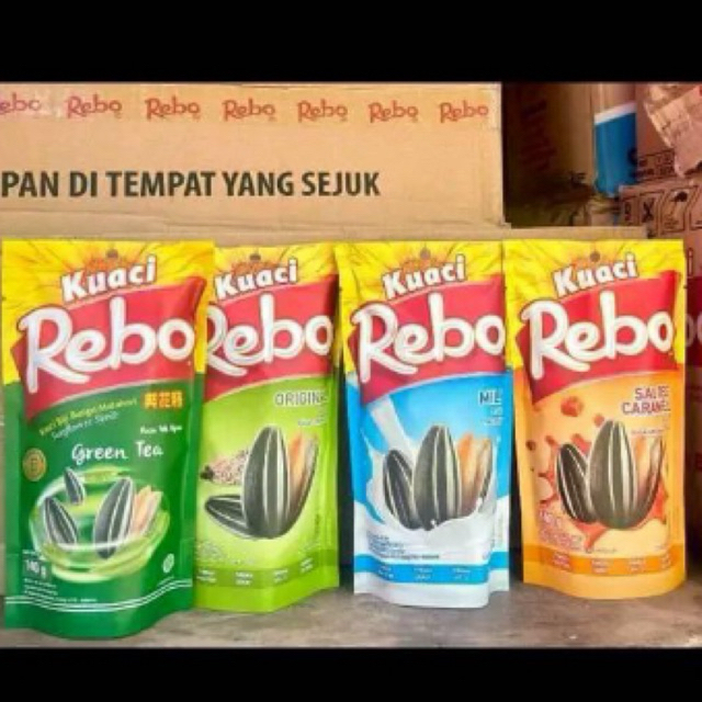 

Snack KUACI REBO 140gr (random)