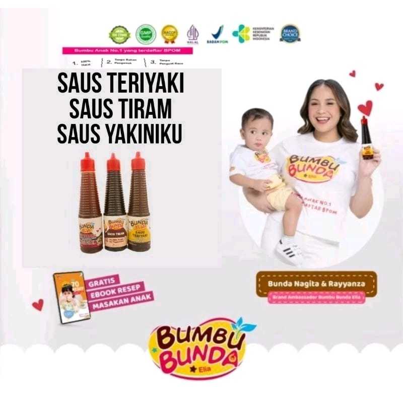 

Bumbu Bunda Elia Saus All Variant / Bumbu MPASI