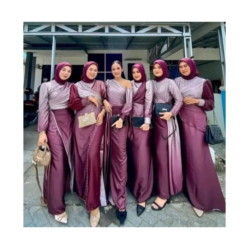 {PROMO PER 3 METER} KAIN SILK ARMANI GRADASI | KAIN SATIN GRADASI 2 WARNA | Harga Promo Per 3 Meter