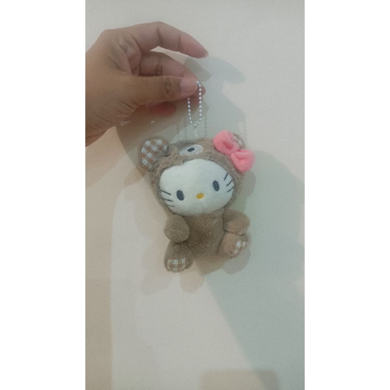 Gantungan Kunci / Ganci / Gantungan Tas Hello Kitty Kostum Teddy Cantik