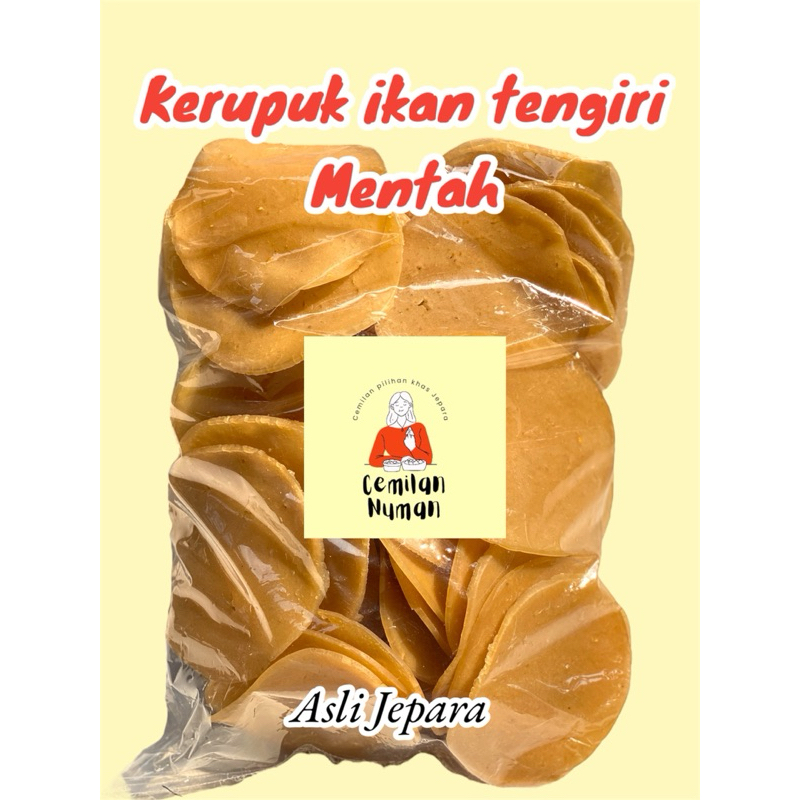 kerupuk tenggiri mentah - kerupuk ikan - kerupuk tenggiri jepara