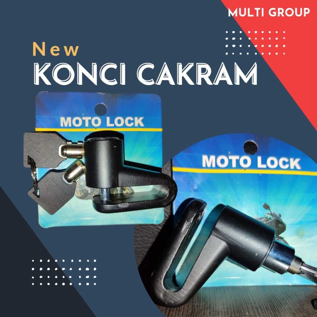 Gembok Cakram Motor SCOOPY Kunci Rem Cakram Motor SCOOPY Kuat