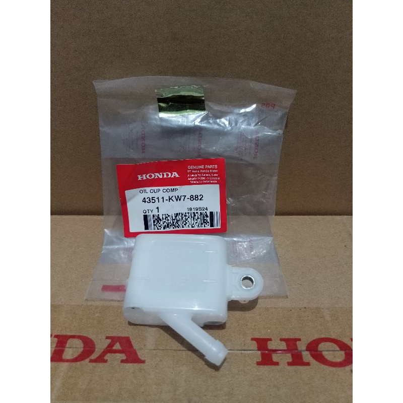 43511-KW7-882 Tabung Minyak Rem Belakang CB CBR 150R Sonic Supra X 125 FI. Original AHM