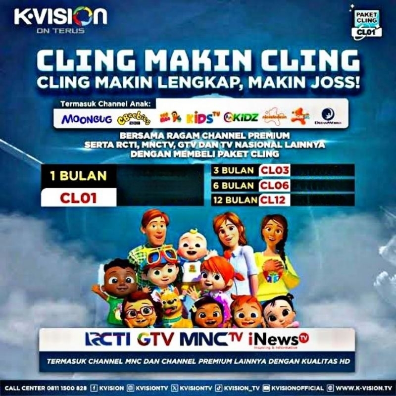 Promo Paket ClinG K-Vision 1Tahun