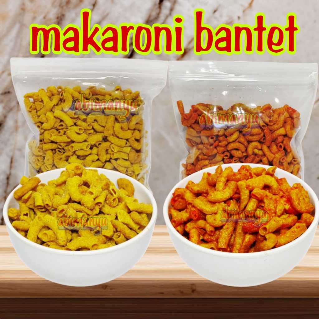 

kerupuk makaroni bantet pedas