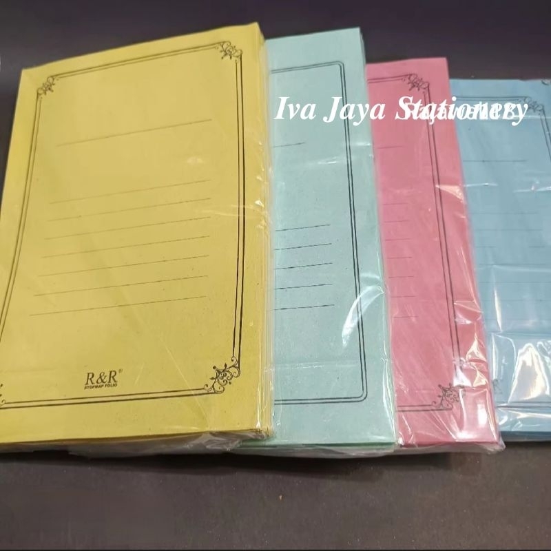 

1 Pak Map Kertas Folio Murah Stopmap ( Isi 50 Lembar )