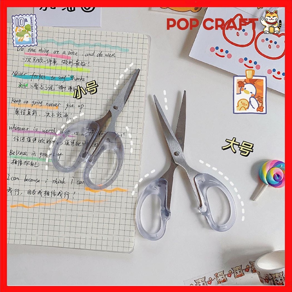 

PC Gunting Kertas Aesthetic Transparan Scissors Gunting Kertas Aesthetic Transparan Scissors - AT02