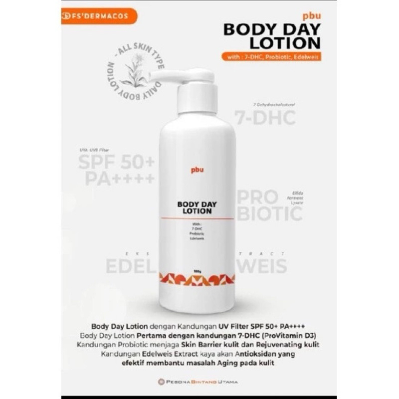 pbu body whitening lotion / pbu body day lotion