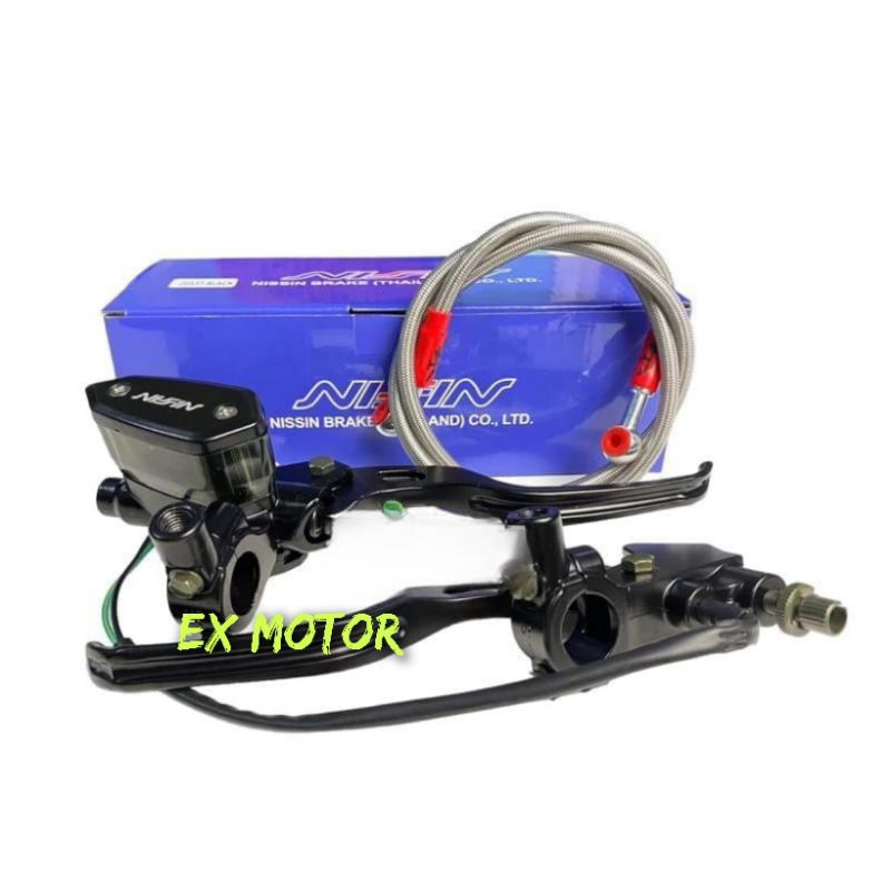 Paketan Murah Hemat Variasi Handle Master Rem Oval Model Rcb Plus Selang Rem Depan Untuk Motor Rxk R