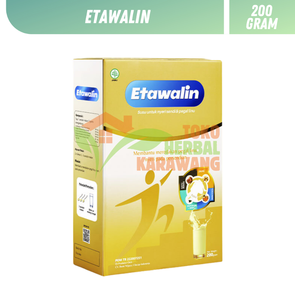 

[READY STOK] Etawalin - Susu Kambing Etawa Atasi Nyeri Sendi / Asam Urat Tingkatkan Kepadatan & Kesehatan Tulang Sendi