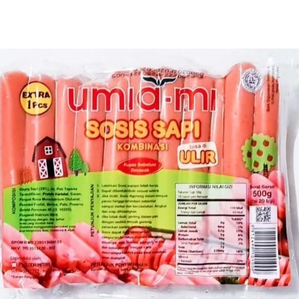 

UMIAMI ULIR 500GR SOSIS SAPI UMIAMI