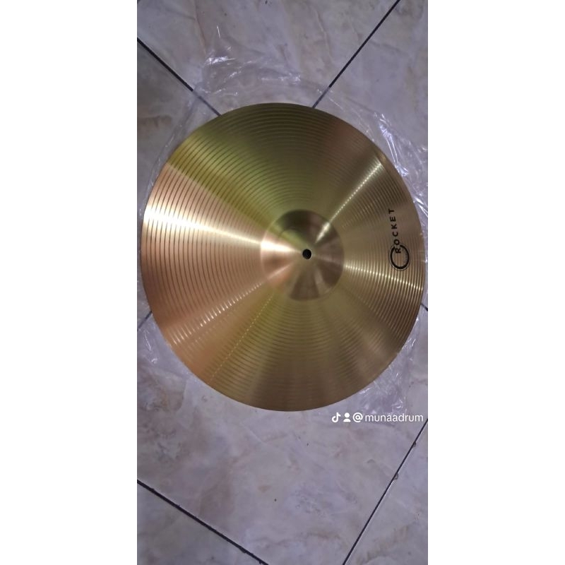 cymbal brass 10",12",14",16" simbal kuningan produk impor original merk ROCKET