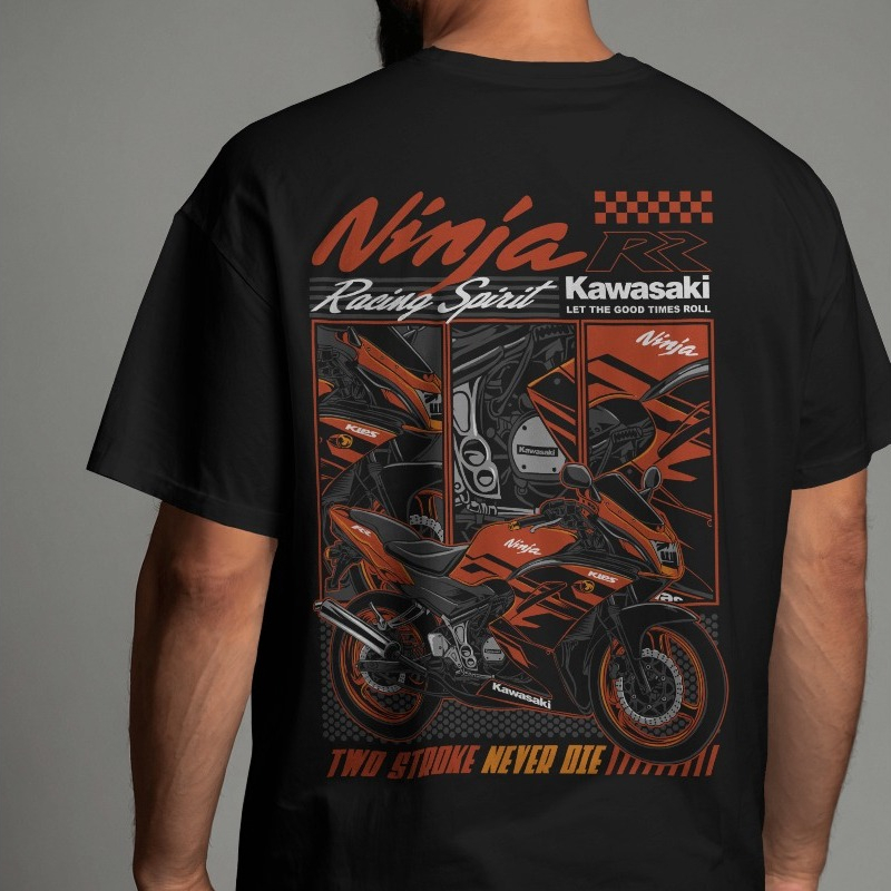 kaos custom motor NINJA kaos keren kaos motor kaos touring kaos keren