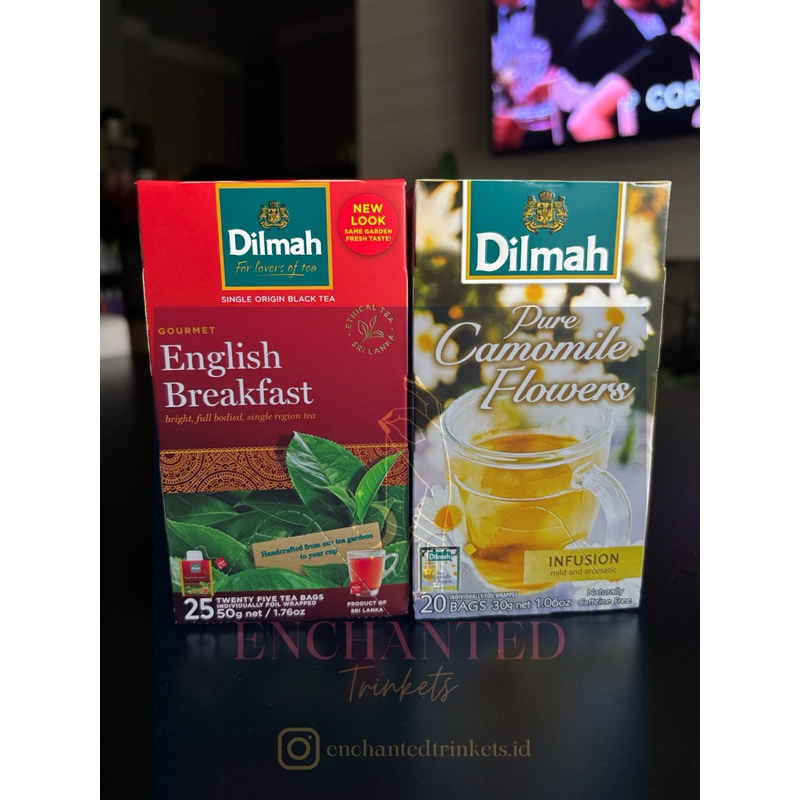 

CUCI GUDANG!!! DILMAH Tea Camomile & English Breakfast EXP LAMA high quality tea