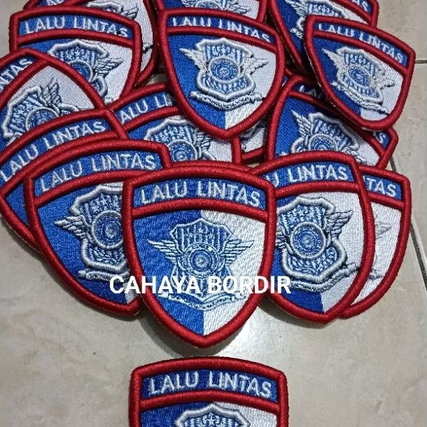 ATRIBUT LOGO LINTAS POLRI (LALU LINTAS) Best bordir quality