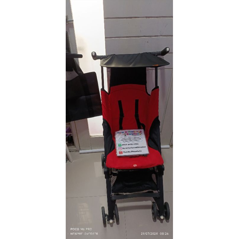 stroller pockit GB+ merah
