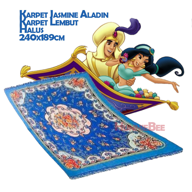 Karpet Jasmine Aladin Karpet Lembut Halus 240x189cm
