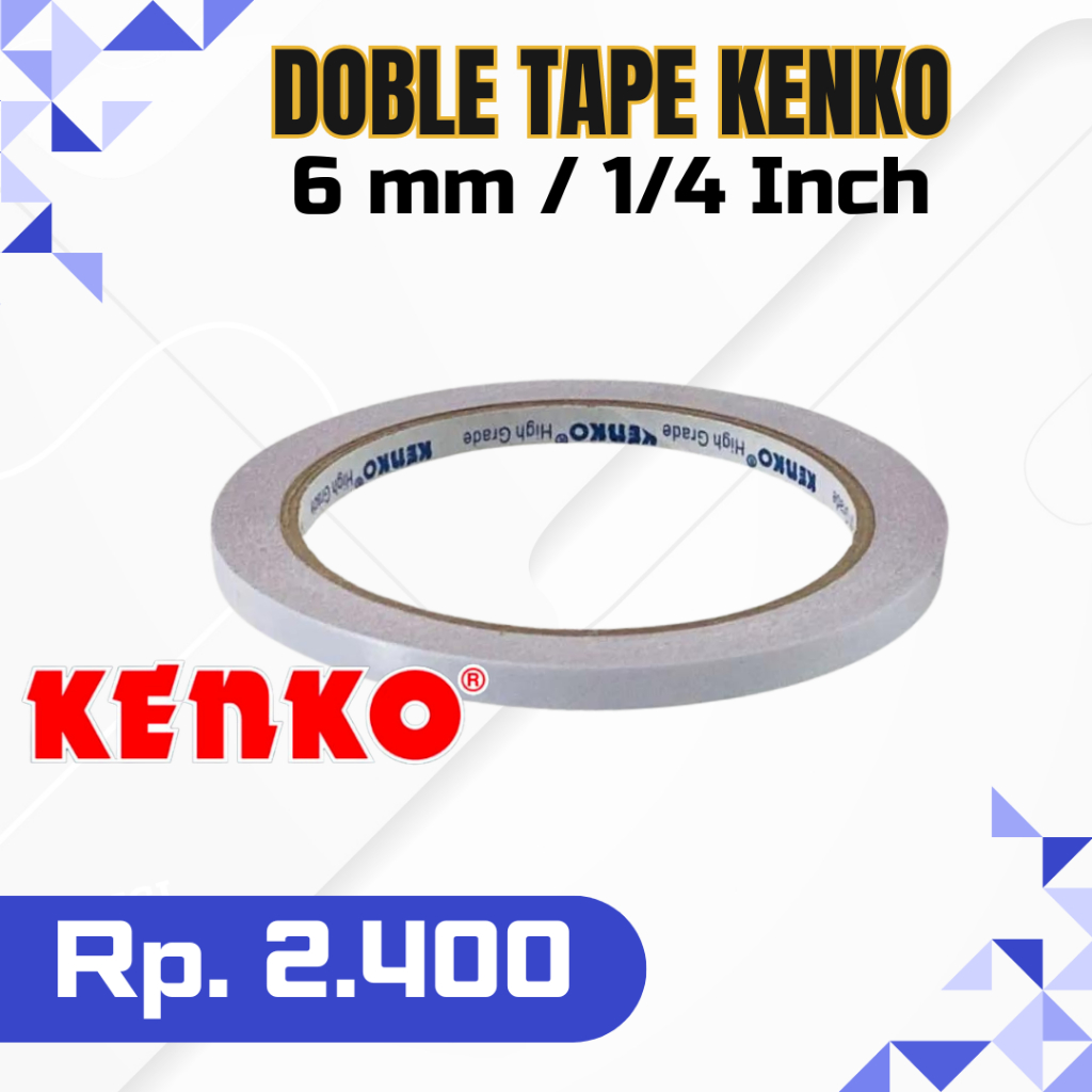 

Double Tape Kenko 6 mm | Lem Bolak Balik Kenko 6 mm