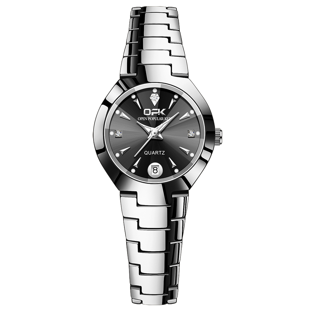OPK Jam Tangan Wanita Anti Air Original Branded Cewek Stainless Steel Terbaru Elegan Women Watch
