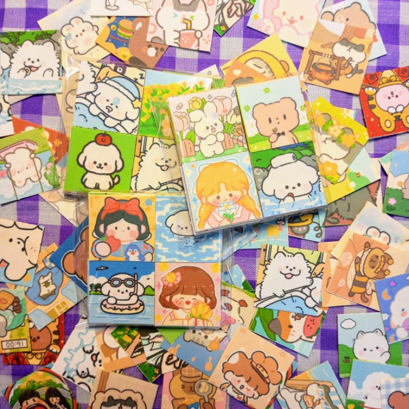 

100PCS STICKER SEAL | STICKER PACKAGING | STICKER FREEBIES | STICKER MINI