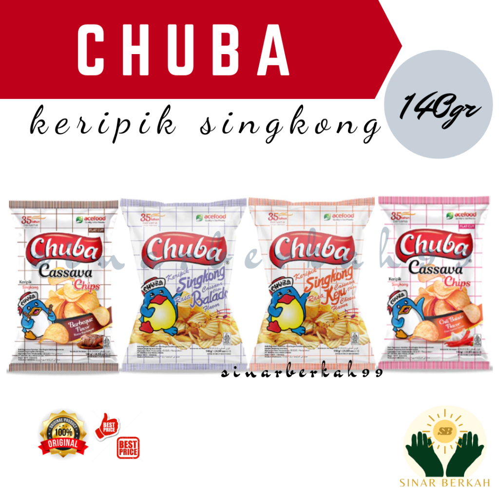 

Chuba Keripik Singkong All Varian 140 Gram