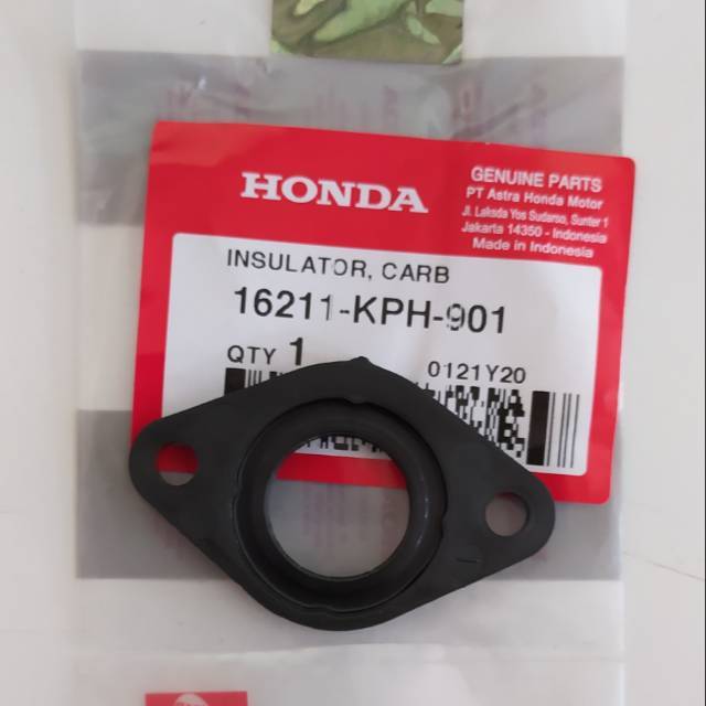 Insulator Karburator Honda Kharisma | 16211KPH901 100% ORI AHM