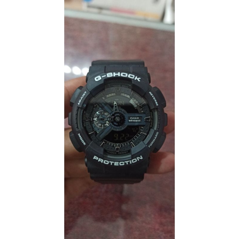 Jam Casio Gshock GA 110 BDR Second Ori