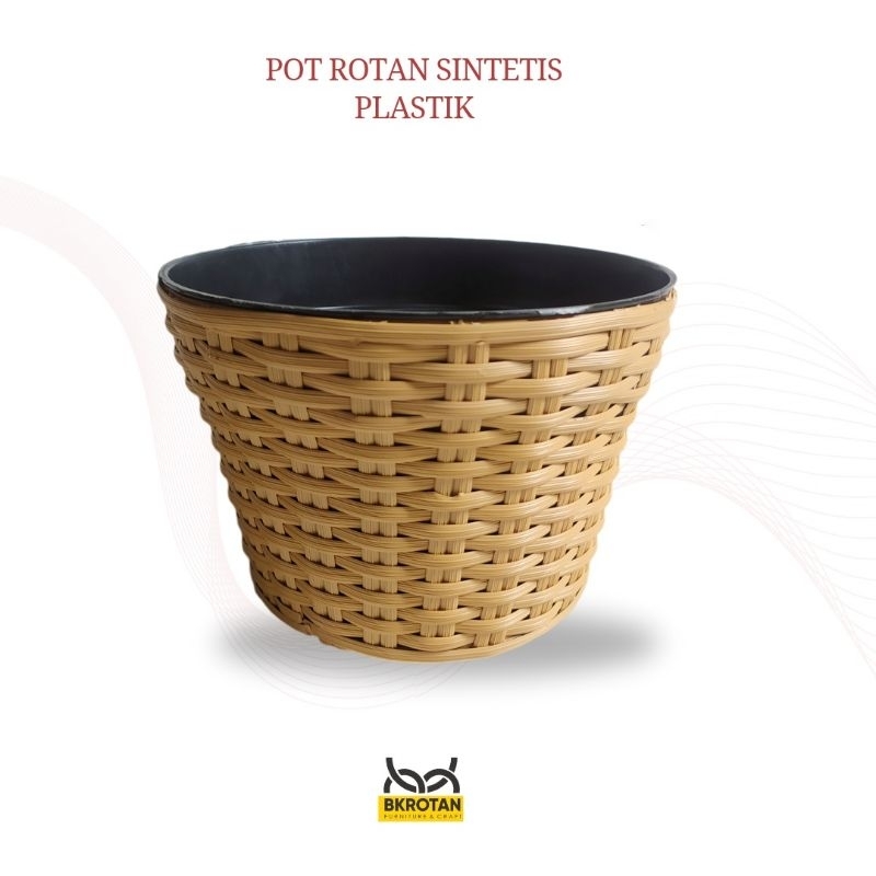 Pot anyaman sintetis D18 -D25