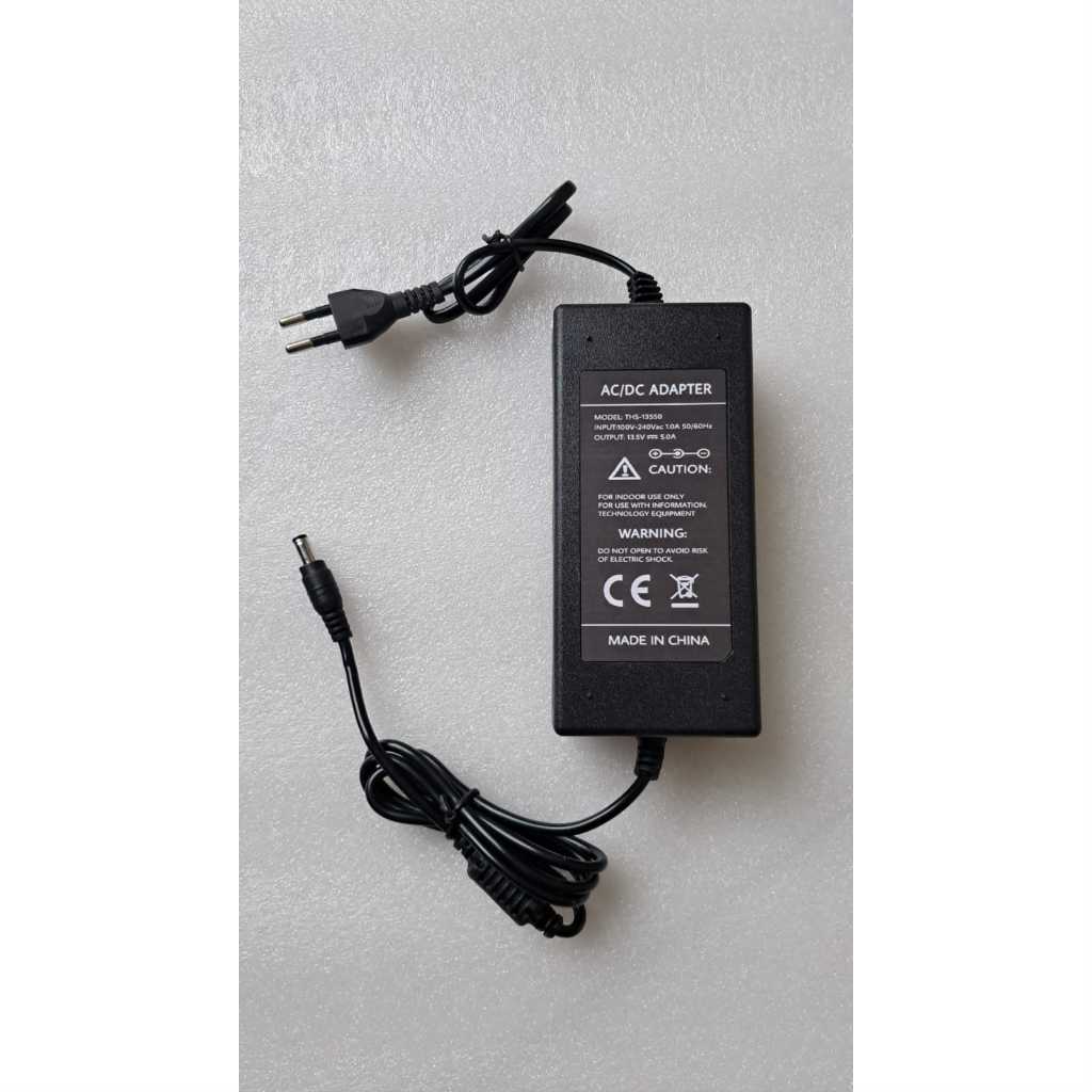 ADAPTOR 13.5V 5.0A model:THS-13550 Jek DC 5.5mm X 2.1mm - 2.5mm