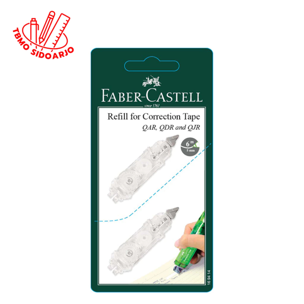 

Faber Castell Refill Correction Tape QAR/QJR Set 2 169414