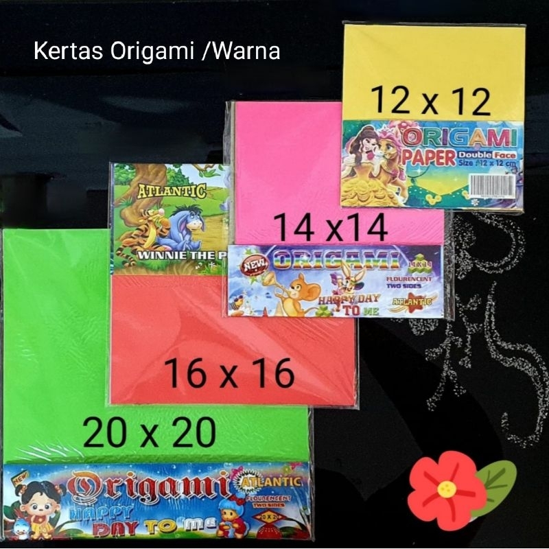 

Kertas Lipat Origami Warna Warni Stationery Alat Tulis Kantor Anak Sekolah