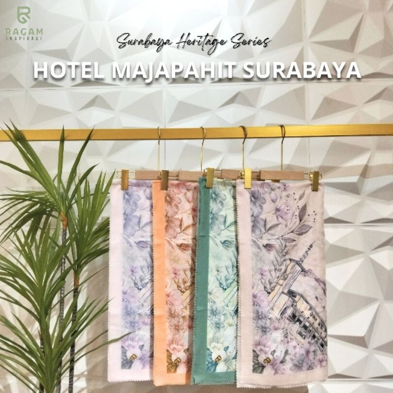 HIJAB SEGIEMPAT MOTIF || SURABAYA HERITAGE SERIES || HOTEL MAJAPAHITHIJAB SEGIEMPAT || JILBAB SEGITI