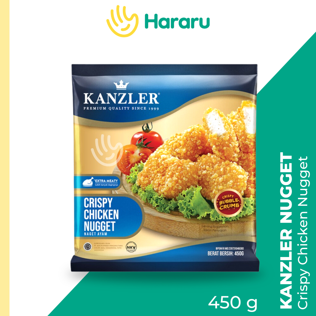 

Kanzler Crispy Chicken Nugget Ayam 450 Gram