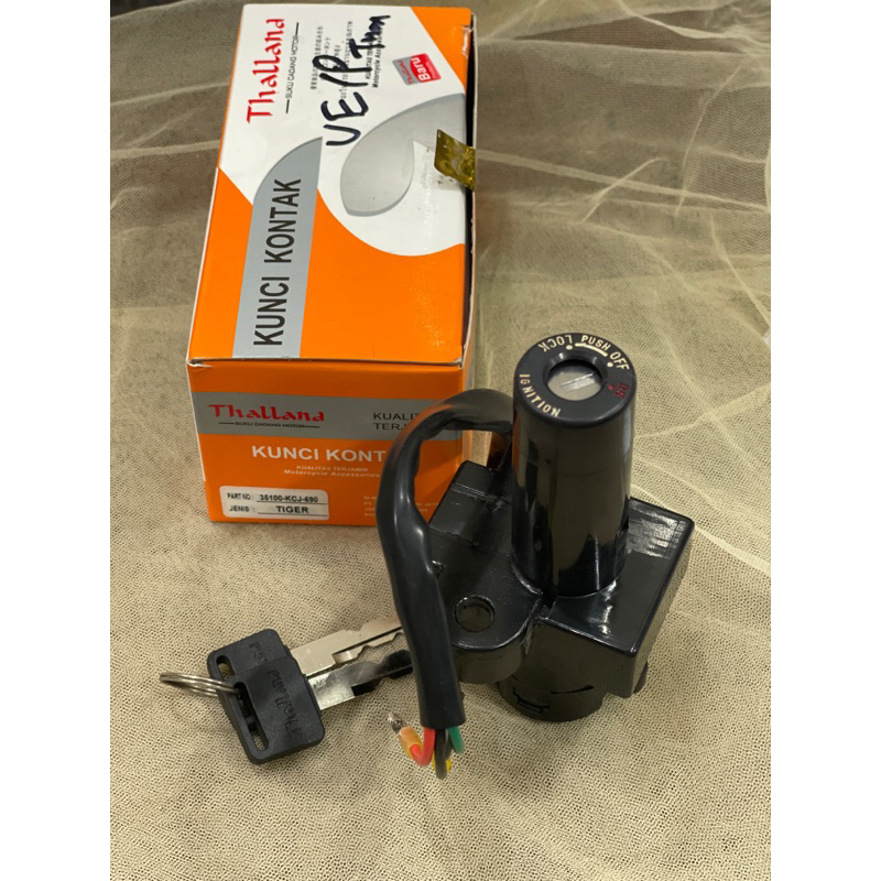 [1 SET] KUNCI KONTAK ONLY TIGER KCJ THALLAND KUNCI KONTAK ONLY TIGER LAMA SESUAI GAMBAR