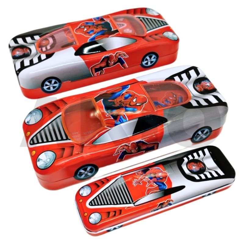 

Tempat Pensil Anak Karakter SUPERHERO SPIDERMAN AVENGERS 2 Susun Mobil Besar MR Kaleng Besi Murah GP023