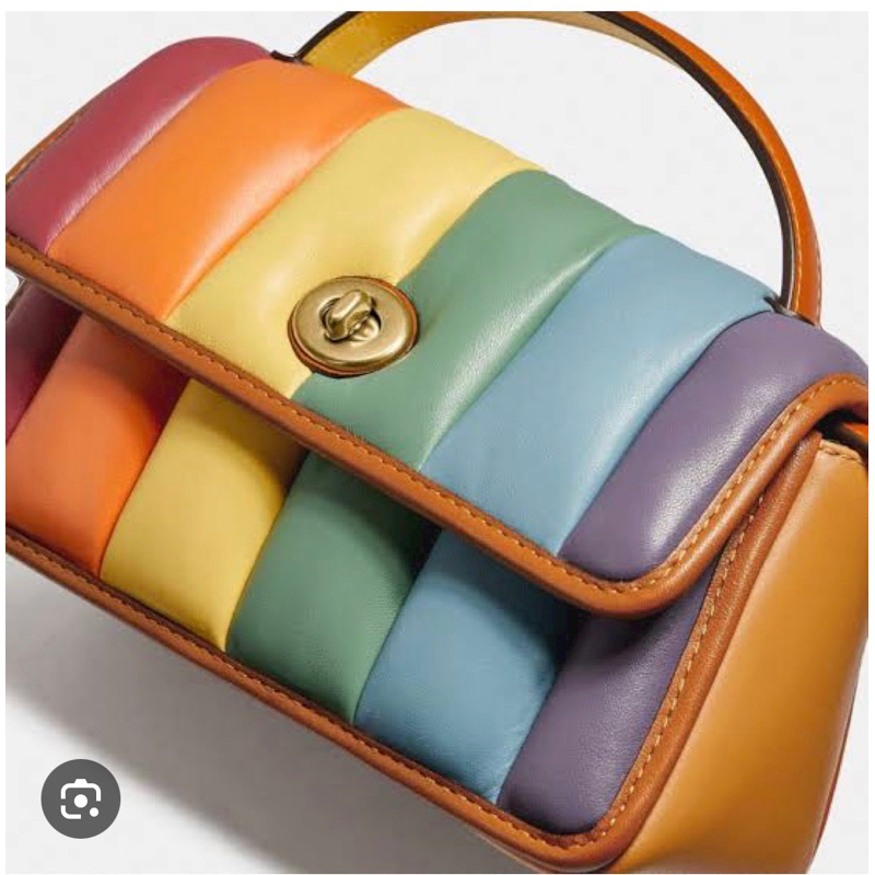 tas coach turnlock rainbow