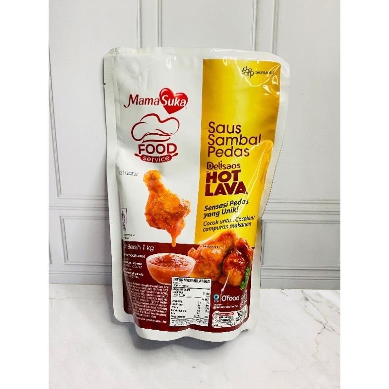 

Saus Sambal Pedas Hot Lava MamaSuka 1kg