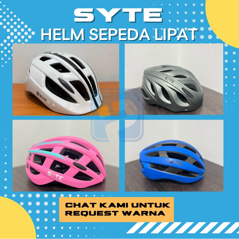HELM SEPEDA SYTE /HELM SEPEDA LIPAT MTB /HELMET ROAD BIKE