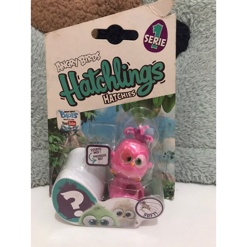 Angry Birds Hatchlings HatChies Soft minus mata sebelah hilang