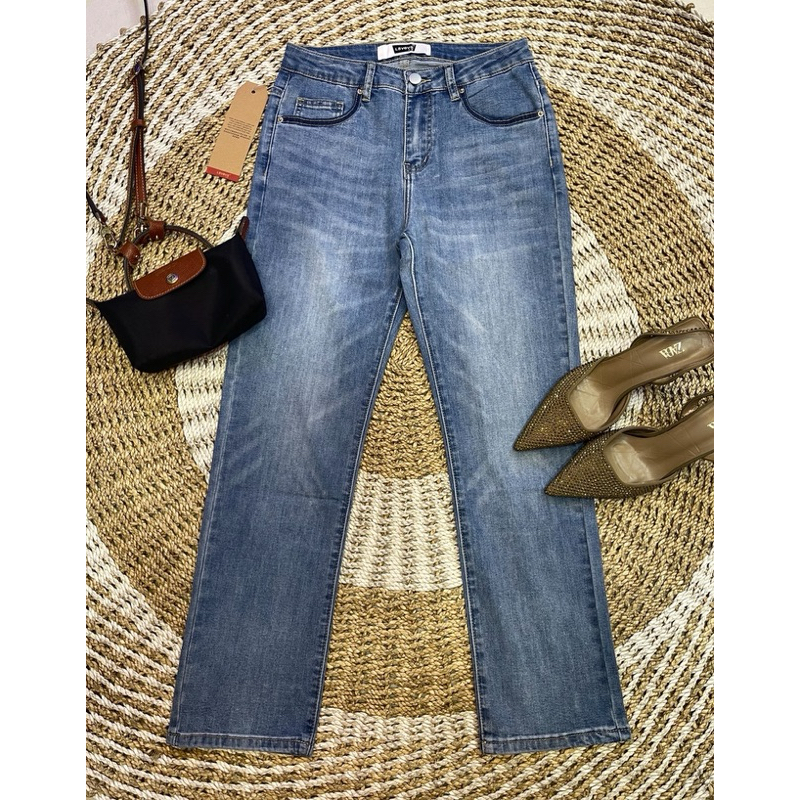 BAGGY PANTS IMPORT BKK / CELANA JEANS STANDAR WANITA