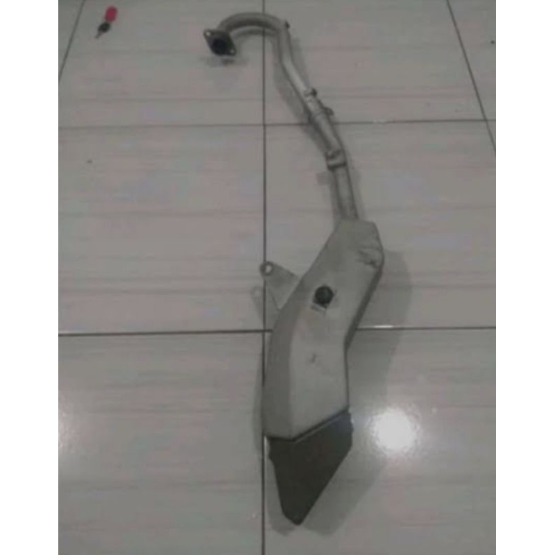 knalpot original Kawasaki KLX 150 s - knalpot copotan motor