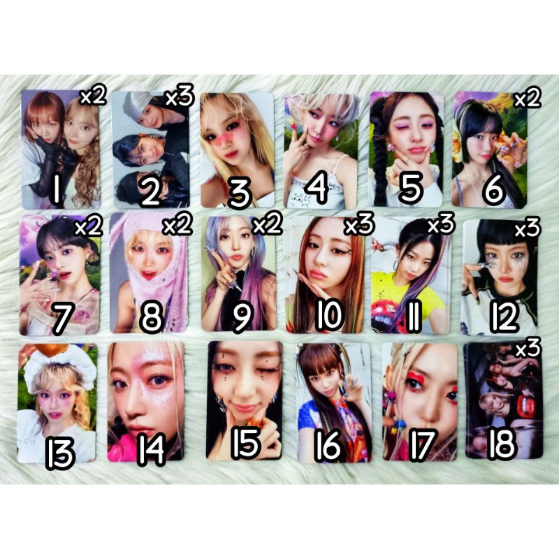 [READYSTOCK] PC Photocard Le Sserafim CRAZY Weverse