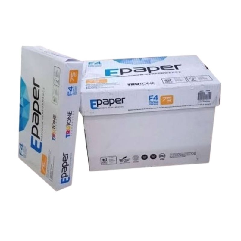 

E-PAPER Kertas HVS F4 75 gram 1 Box (5 Rim)
