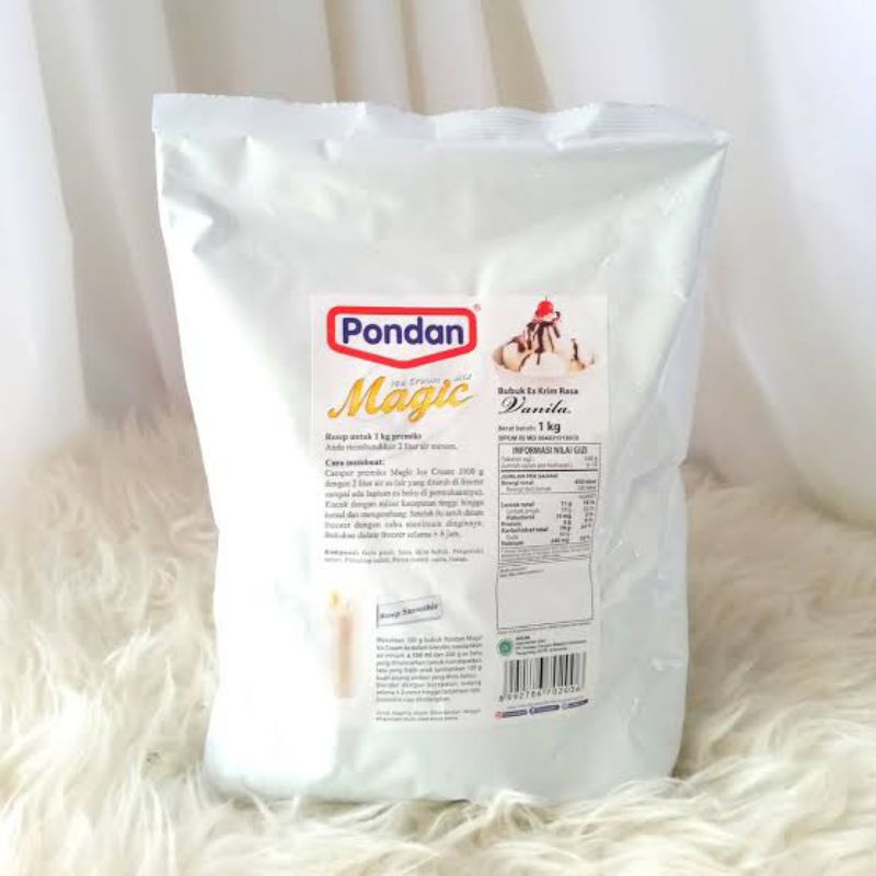 

Pondan Hard Ice Cream 1 kg Pondan Magic Es Krim