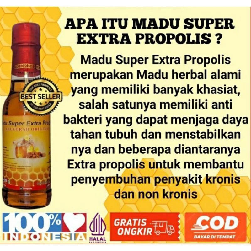 

MADU SUPER EXTRA PROPOLIS 100% ORIGINAL